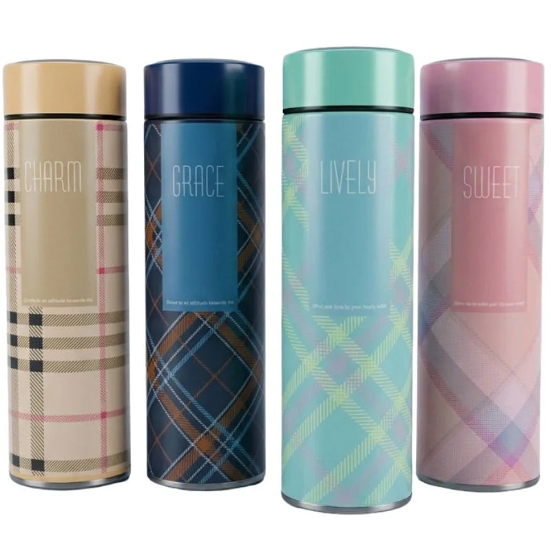 LED Temperature Display Stainless Steel Vacuum Water Bottle 500ml
