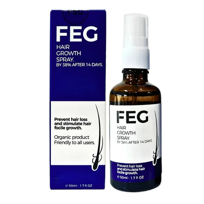 FEG Plus Hair Growth Spray 50ml Anti-Hair Loss & Regrowth Solution