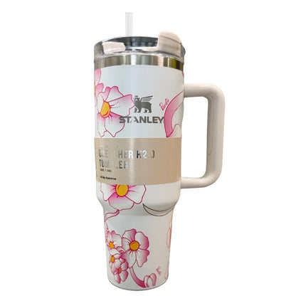 White Barbie Stanley Tumbler 1.18L – Vacuum Insulated Stainless Steel Cup