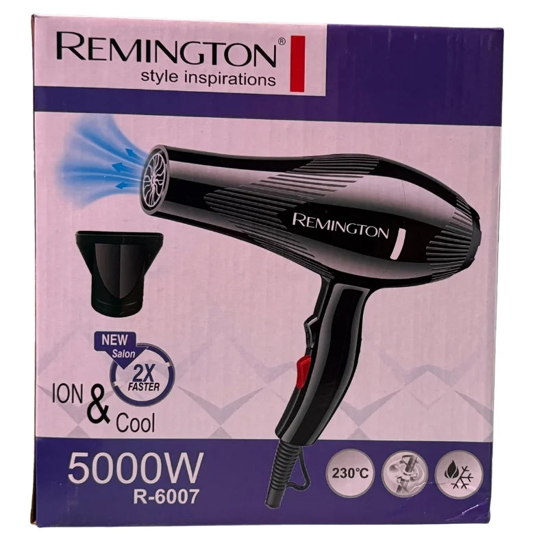 Remington Hair Dryer R-6007 2X Faster Technology with Hot and Cool Mode