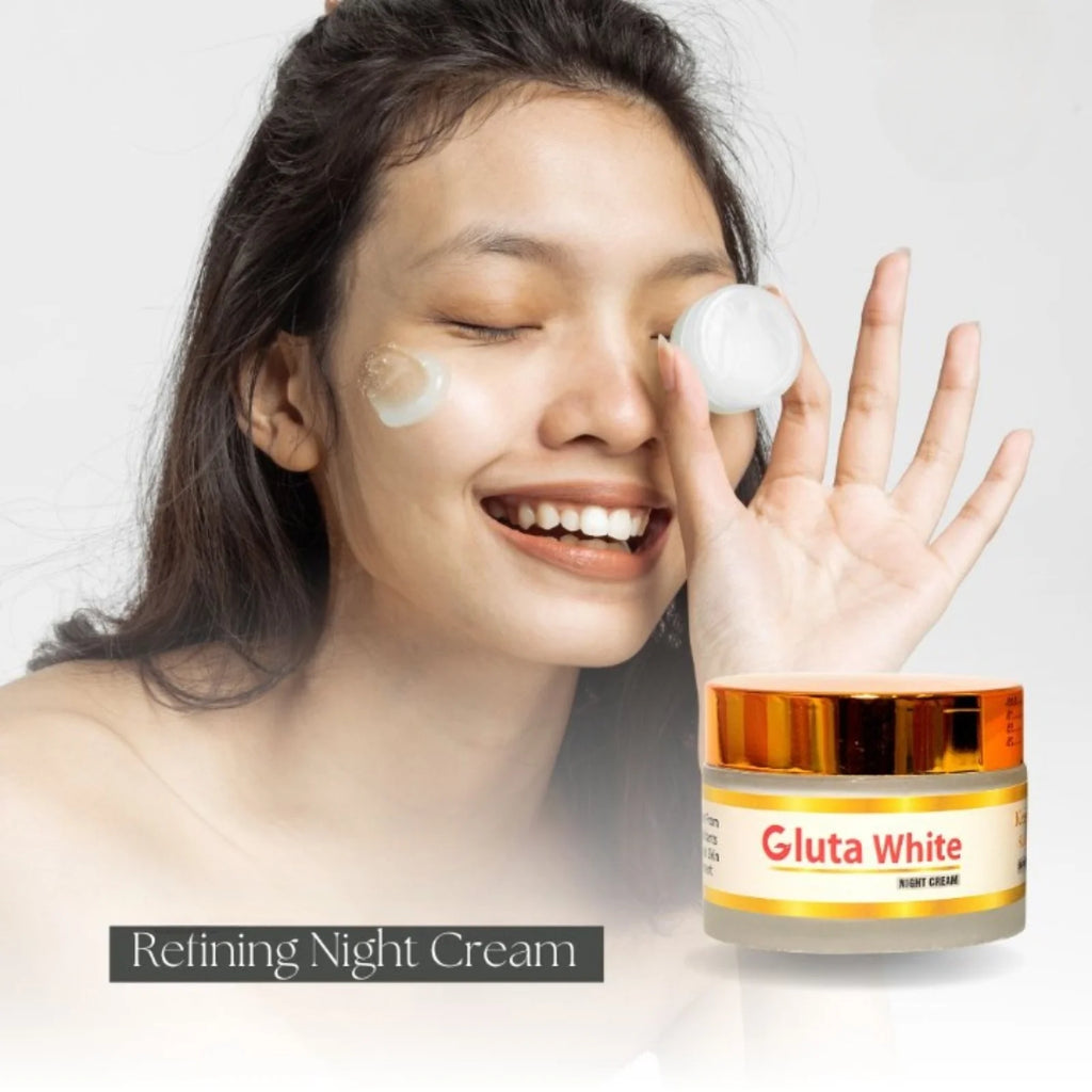 Gluta White Day & Night Cream | Whitening | Anti-Aging | 50g