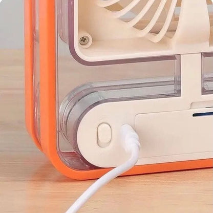 Portable Rechargeable USB Air Cooler Fan