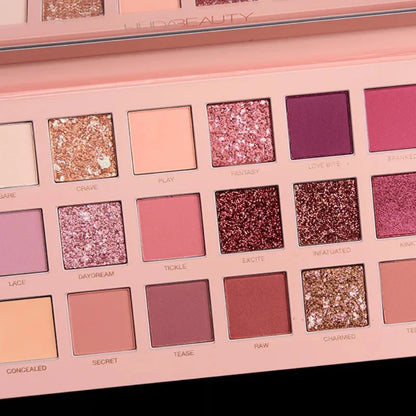 18 Colors Nude Eyeshadow Palette | Matte & Shimmer Pigmented Shades