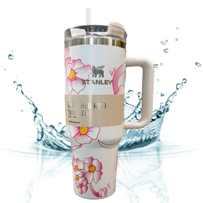 White Barbie Stanley Tumbler 1.18L – Vacuum Insulated Stainless Steel Cup