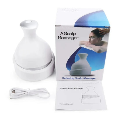 Scalp Massager  Electric Meridian Massage with 4 Moveable Clusters