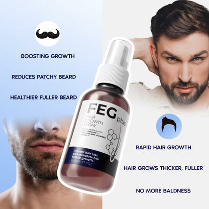 FEG Plus Hair Growth Spray 50ml Anti-Hair Loss & Regrowth Solution