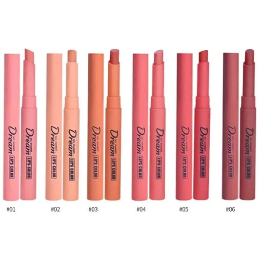 Hengfang Matte Lipstick 6-Piece Set Nude Shades