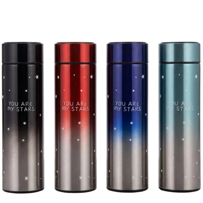 LED Temperature Display Stainless Steel Vacuum Water Bottle 500ml