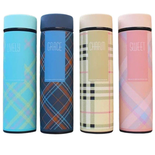 LED Temperature Display Stainless Steel Vacuum Water Bottle 500ml