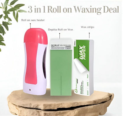 3-in-1 Wax Heater Machine for Hair Removal