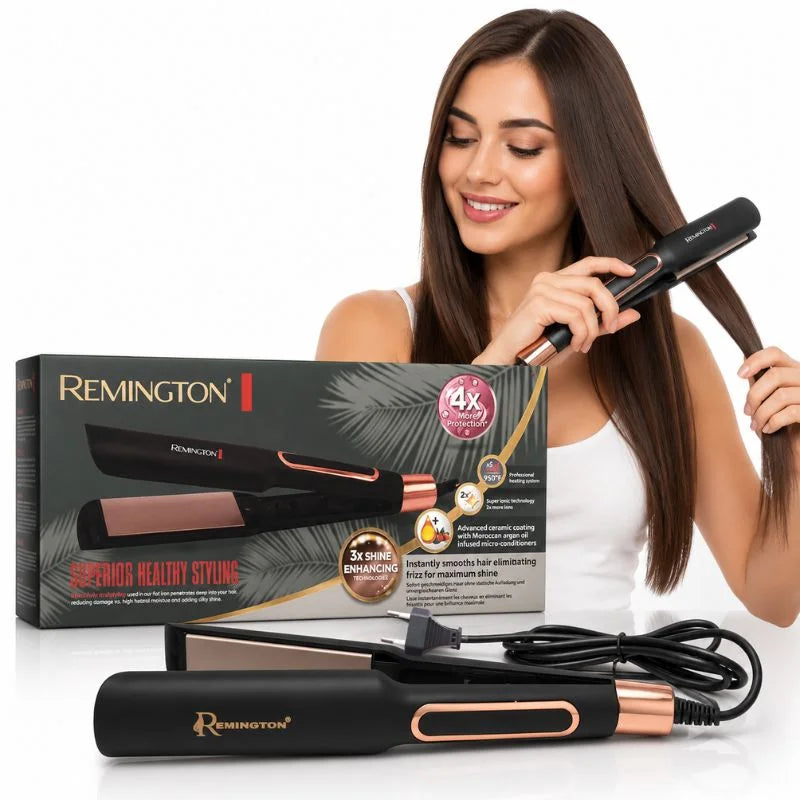 Remington FR-2115 Infrared Hair Straightener – Professional Ceramic Flat Iron