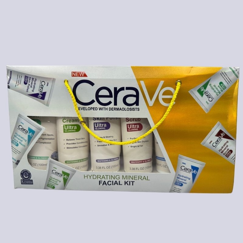 Pack of 6 – CeraVe Hydrating Mineral Facial Kit | Deep Moisture & Skin Repair | Best Quality Skincare