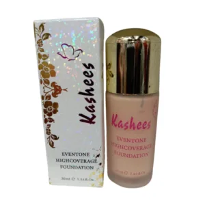 Kashees Eventone Liquid Foundation | High Coverage | 30ml, front view