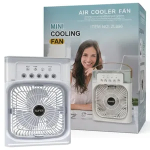 10-Inch Large Portable Air Conditioner Fan, front view