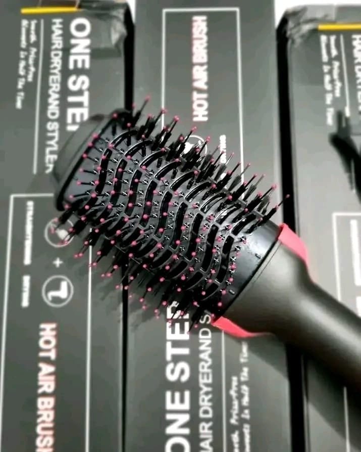 One Step Hot Air Brush 3-in-1 Professional Styling Tool, in use